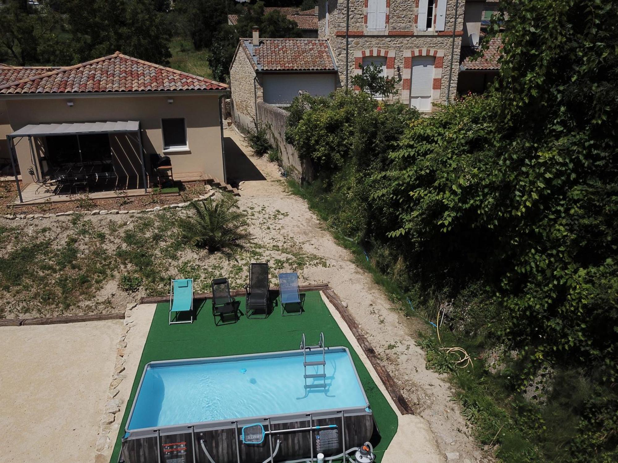 Willa Gite Le Chaudron 1 A 7Pers Avec Piscine Montclar-sur-Gervanne Zewnętrze zdjęcie